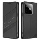 For Realme GT 7 Global Embossed Multi-functional Wallet Retro Leather Phone Case(Black) - 2