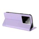 For Realme GT 7 Global Embossed Multi-functional Wallet Retro Leather Phone Case(Light Purple) - 3