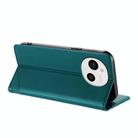 For Sharp Aquos Sense9 Embossed Multi-functional Wallet Retro Leather Phone Case(Dark Green) - 3