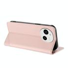 For Sharp Aquos Sense9 Embossed Multi-functional Wallet Retro Leather Phone Case(Pink) - 3