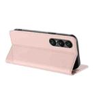 For Sony Xperia 1 VII Embossed Multi-functional Wallet Retro Leather Phone Case(Pink) - 3