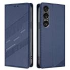 For Sony Xperia 1 VII Embossed Multi-functional Wallet Retro Leather Phone Case(Dark Blue) - 2