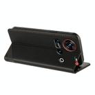 For ZTE nubia Z70 Ultra Embossed Multi-functional Wallet Retro Leather Phone Case(Black) - 3