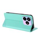 For ZTE Nubia V60 Design Embossed Multi-functional Wallet Retro Leather Phone Case(Mint Green) - 3