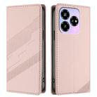 For ZTE Nubia V60 Design Embossed Multi-functional Wallet Retro Leather Phone Case(Pink) - 2