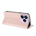For ZTE Nubia V60 Design Embossed Multi-functional Wallet Retro Leather Phone Case(Pink) - 3