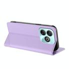 For ZTE Blade A75 4G / Z2359 Embossed Multi-functional Wallet Retro Leather Phone Case(Light Purple) - 3