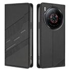 For ZTE nubia Z60S Pro 5G Embossed Multi-functional Wallet Retro Leather Phone Case(Black) - 2