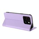 For ZTE Blade A35 / A55 Embossed Multi-functional Wallet Retro Leather Phone Case(Light Purple) - 3