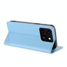 For ZTE Blade A35 / A55 Embossed Multi-functional Wallet Retro Leather Phone Case(Light Blue) - 3