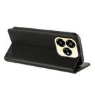For ZTE Axon 60 Lite Embossed Multi-functional Wallet Retro Leather Phone Case(Black) - 3