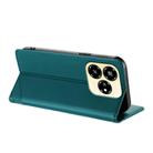 For ZTE Axon 60 Lite Embossed Multi-functional Wallet Retro Leather Phone Case(Dark Green) - 3