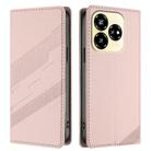 For ZTE Axon 60 Lite Embossed Multi-functional Wallet Retro Leather Phone Case(Pink) - 2