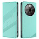 For ZTE nubia Focus Pro 5G Embossed Multi-functional Wallet Retro Leather Phone Case(Mint Green) - 2