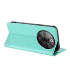 For ZTE nubia Focus Pro 5G Embossed Multi-functional Wallet Retro Leather Phone Case(Mint Green) - 3