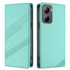 For ZTE Libero 5G IV Embossed Multi-functional Wallet Retro Leather Phone Case(Mint Green) - 2