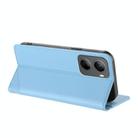 For ZTE Libero 5G IV Embossed Multi-functional Wallet Retro Leather Phone Case(Light Blue) - 3