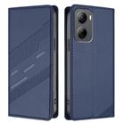 For ZTE Libero 5G IV Embossed Multi-functional Wallet Retro Leather Phone Case(Dark Blue) - 2