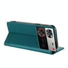 For ZTE nubia Z60 Ultra Embossed Multi-functional Wallet Retro Leather Phone Case(Dark Green) - 3