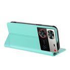 For ZTE nubia Z60 Ultra Embossed Multi-functional Wallet Retro Leather Phone Case(Mint Green) - 3