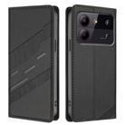 For ZTE Blade A54 4G Embossed Multi-functional Wallet Retro Leather Phone Case(Black) - 2