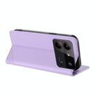For ZTE Blade A54 4G Embossed Multi-functional Wallet Retro Leather Phone Case(Light Purple) - 3