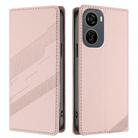 For ZTE Blade V50 Design 5G Embossed Multi-functional Wallet Retro Leather Phone Case(Pink) - 2