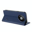 For ZTE Blade A73 5G Embossed Multi-functional Wallet Retro Leather Phone Case(Dark Blue) - 3