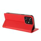 For ZTE Blade A73 4G Embossed Multi-functional Wallet Retro Leather Phone Case(Red) - 3