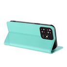 For ZTE Blade A73 4G Embossed Multi-functional Wallet Retro Leather Phone Case(Mint Green) - 3