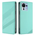 For ZTE Blade V50 Vita Embossed Multi-functional Wallet Retro Leather Phone Case(Mint Green) - 2