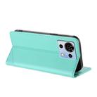 For ZTE Blade V50 Vita Embossed Multi-functional Wallet Retro Leather Phone Case(Mint Green) - 3