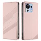 For ZTE Blade V50 Vita Embossed Multi-functional Wallet Retro Leather Phone Case(Pink) - 2