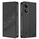 For ZTE Blade A33s 4G Embossed Multi-functional Wallet Retro Leather Phone Case(Black) - 2