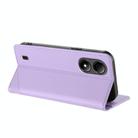 For ZTE Blade A33s 4G Embossed Multi-functional Wallet Retro Leather Phone Case(Light Purple) - 3