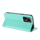 For ZTE Blade A72s 4G / V41 Smart Embossed Multi-functional Wallet Retro Leather Phone Case(Mint Green) - 3