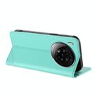 For ZTE nubia Z50S Pro Embossed Multi-functional Wallet Retro Leather Phone Case(Mint Green) - 3