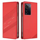 For ZTE Axon 50 Ultra Embossed Multi-functional Wallet Retro Leather Phone Case(Red) - 2