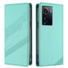 For ZTE Axon 50 Ultra Embossed Multi-functional Wallet Retro Leather Phone Case(Mint Green) - 2