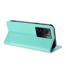 For ZTE Axon 50 Ultra Embossed Multi-functional Wallet Retro Leather Phone Case(Mint Green) - 3