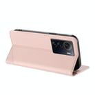 For ZTE Axon 50 Ultra Embossed Multi-functional Wallet Retro Leather Phone Case(Pink) - 3