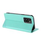 For ZTE Blade V40 Embossed Multi-functional Wallet Retro Leather Phone Case(Mint Green) - 3
