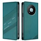 For ZTE Voyage 41 5G / 40 Embossed Multi-functional Wallet Retro Leather Phone Case(Dark Green) - 2