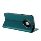 For ZTE Voyage 41 5G / 40 Embossed Multi-functional Wallet Retro Leather Phone Case(Dark Green) - 3