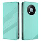 For ZTE Voyage 41 5G / 40 Embossed Multi-functional Wallet Retro Leather Phone Case(Mint Green) - 2
