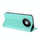 For ZTE Voyage 41 5G / 40 Embossed Multi-functional Wallet Retro Leather Phone Case(Mint Green) - 3