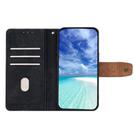 For vivo X200 Pro Color Stitching Skin Feel Leather RFID Blocking Phone Case(Black) - 3