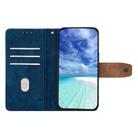 For vivo X200 Pro Color Stitching Skin Feel Leather RFID Blocking Phone Case(Blue) - 3