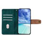 For vivo X200 Pro mini Color Stitching Skin Feel Leather RFID Blocking Phone Case(Green) - 3