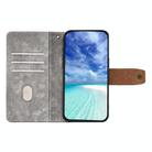 For vivo X200 Pro mini Color Stitching Skin Feel Leather RFID Blocking Phone Case(Grey) - 3